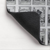 Spielkarten, die Episoden darstellen Mousepad (Ecke)