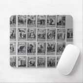 Spielkarten, die Episoden darstellen Mousepad (Mit Mouse)