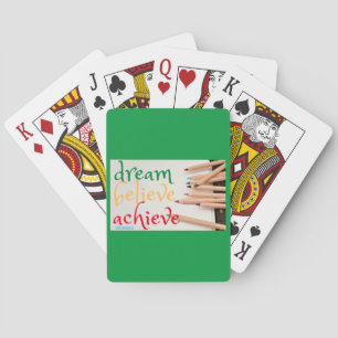 Spielkarten "DREAM, GLAUBEN..."