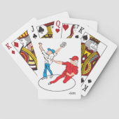 Spielkarten :  Er ist sicher / Baseball  (Rückseite)