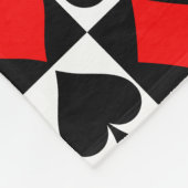 Spielkarten Fleecedecke (Ecke)