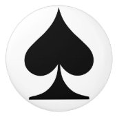 Spielkarten-Form Keramikknauf (Vorderseite)