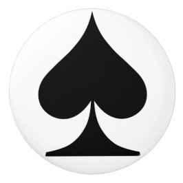 Spielkarten-Form Keramikknauf