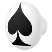 Spielkarten-Form Keramikknauf (Rechts)