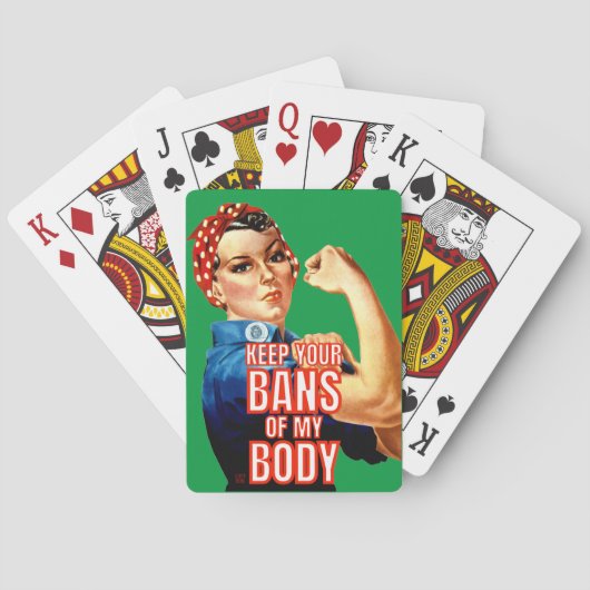 Spielkarten "Frauenrechte 101" (Rückseite)