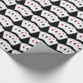 Spielkarten für Glücksspielpapier Geschenkpapier (Ecke)