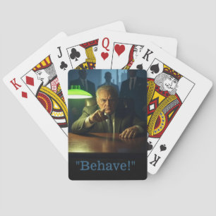 Spielkarten für Poker mit Bootverhalten