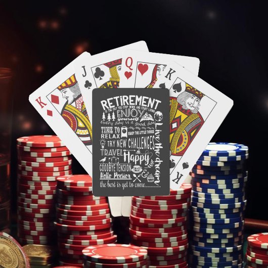 Spielkarten für Rentenzahlungen