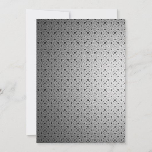 Spielkarten Geburtstag Einladung (Rückseite)