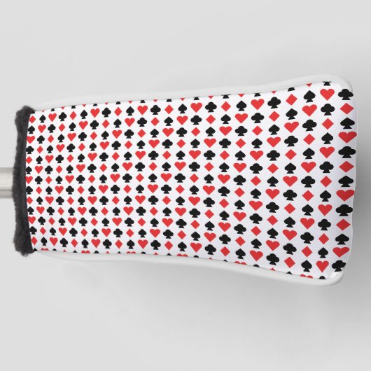 Spielkarten Golf Headcover (Vorderseite)