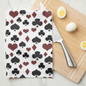 Spielkarten Handtuch (Viertel Falte)