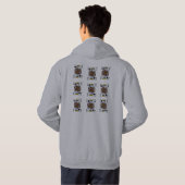 Spielkarten Hoody (Schwarz voll)