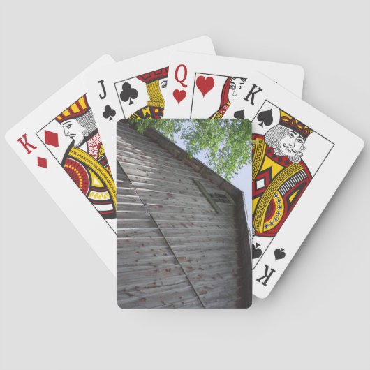 Spielkarten im oberen Barrierefenster (Rückseite)