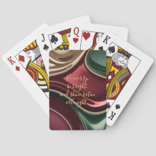 Spielkarten im stilvollen abstrakten Grafikdesign