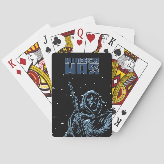 Spielkarten im Winter Krieg (Rückseite)