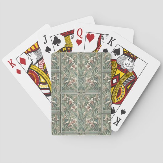 Spielkarten Jugendstil (Rückseite)