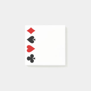 Spielkarten Karten Kartenspielen Diamant Club Hör Post-it Klebezettel