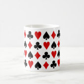 Spielkarten Karten Kartenspielen Diamant Club Hörs Kaffeetasse (Mittel)