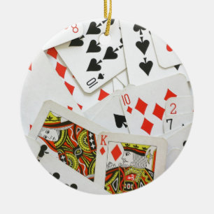 Spielkarten Keramikornament