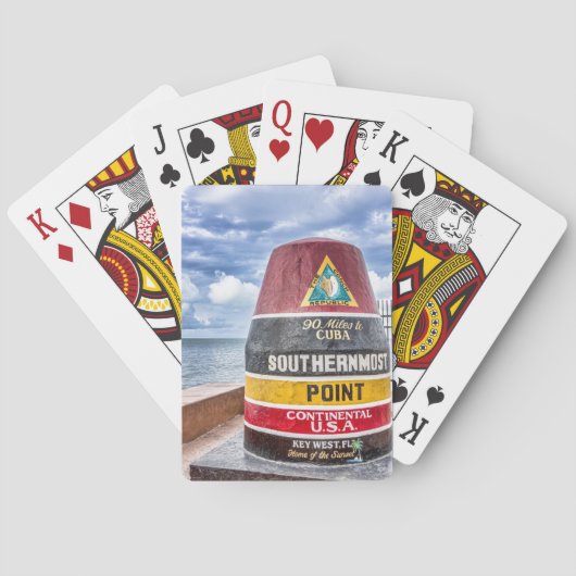 Spielkarten Key Wests Florida (Rückseite)