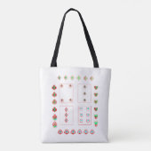 Spielkarten-Kunstmotive Tasche (Rückseite)