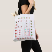 Spielkarten-Kunstmotive Tasche (Von Nahem)