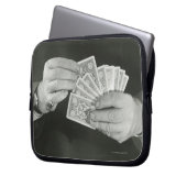 Spielkarten Laptopschutzhülle (Vorderseite Links)