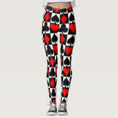 Spielkarten Leggings (Vorderseite)