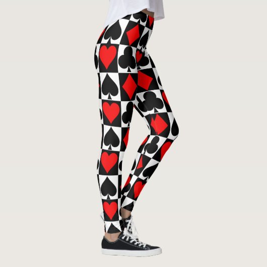 Spielkarten Leggings (Rechts)