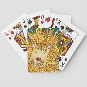 Spielkarten: Löwe-Reihe Spielkarten