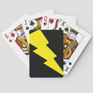 Spielkarten mit "Blitzschlag"
