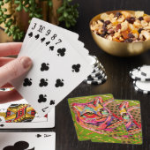 Spielkarten mit coolem Katzen-Entwurf (In Situ)