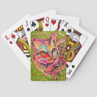 Spielkarten mit coolem Katzen-Entwurf