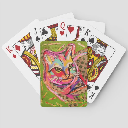 Spielkarten mit coolem Katzen-Entwurf (Rückseite)