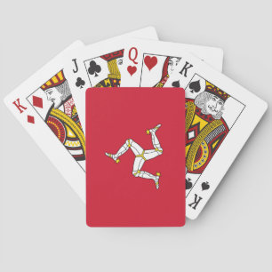 Spielkarten mit der Flagge der Isle of Man