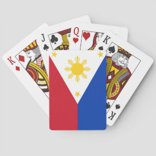 Spielkarten mit der Flagge der Philippinen