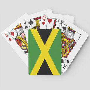 Spielkarten mit der Flagge Jamaikas