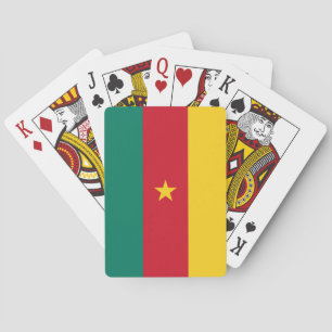 Spielkarten mit der Flagge Kameruns