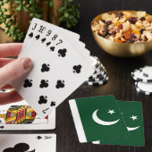 Spielkarten mit der Flagge Pakistans (In Situ)