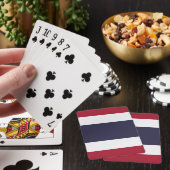 Spielkarten mit der Flagge Thailands (In Situ)