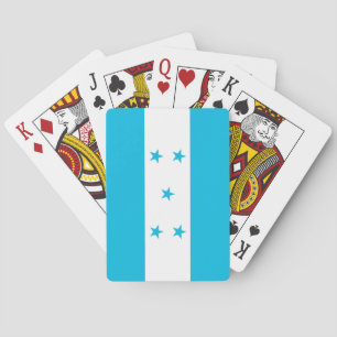 Spielkarten mit der Flagge von Honduras