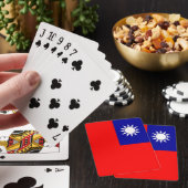 Spielkarten mit der Flagge von Taiwan (In Situ)