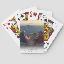 Spielkarten mit Ihrem Abenteuer-Foto