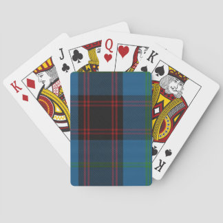 Spielkarten mit Zuhause/Hume Tartan