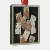 Spielkarten Ornament Aus Metall (Rechts)