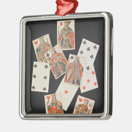 Spielkarten Ornament Aus Metall (Links)