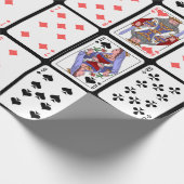 Spielkarten Poker Euchre Gift Wrap Geschenkpapier (Ecke)