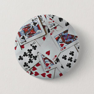 Spielkarten Poker Games Queen King Button