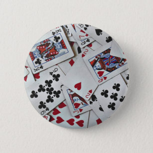 Spielkarten Poker Games Queen King Button