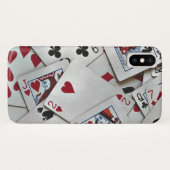 Spielkarten Poker Games Queen King Case-Mate iPhone Hülle (Rückseite (Horizontal))